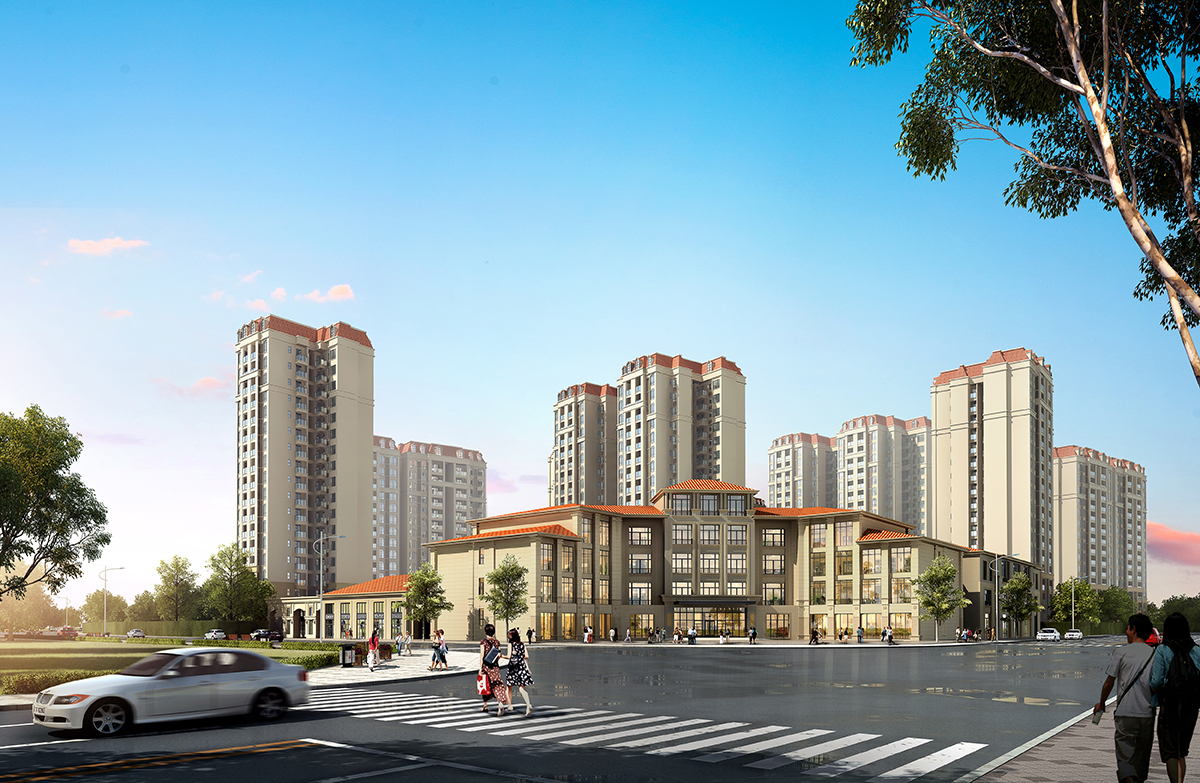 清泉东山新城二期安置房建设项目效果图